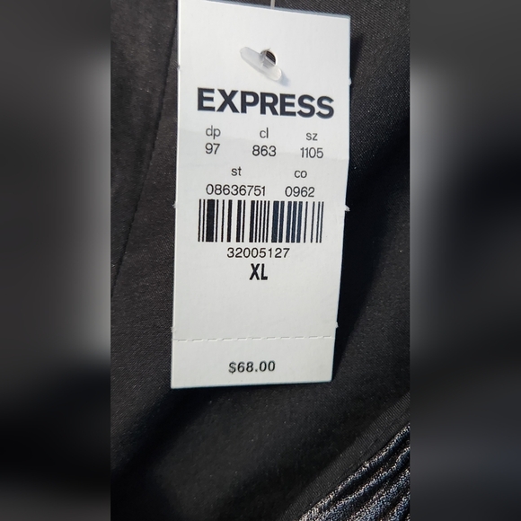 ✨️Final Price✨️NWT Express Metallic Pleated Bow Back Cropped Cami - Picture 7 of 9